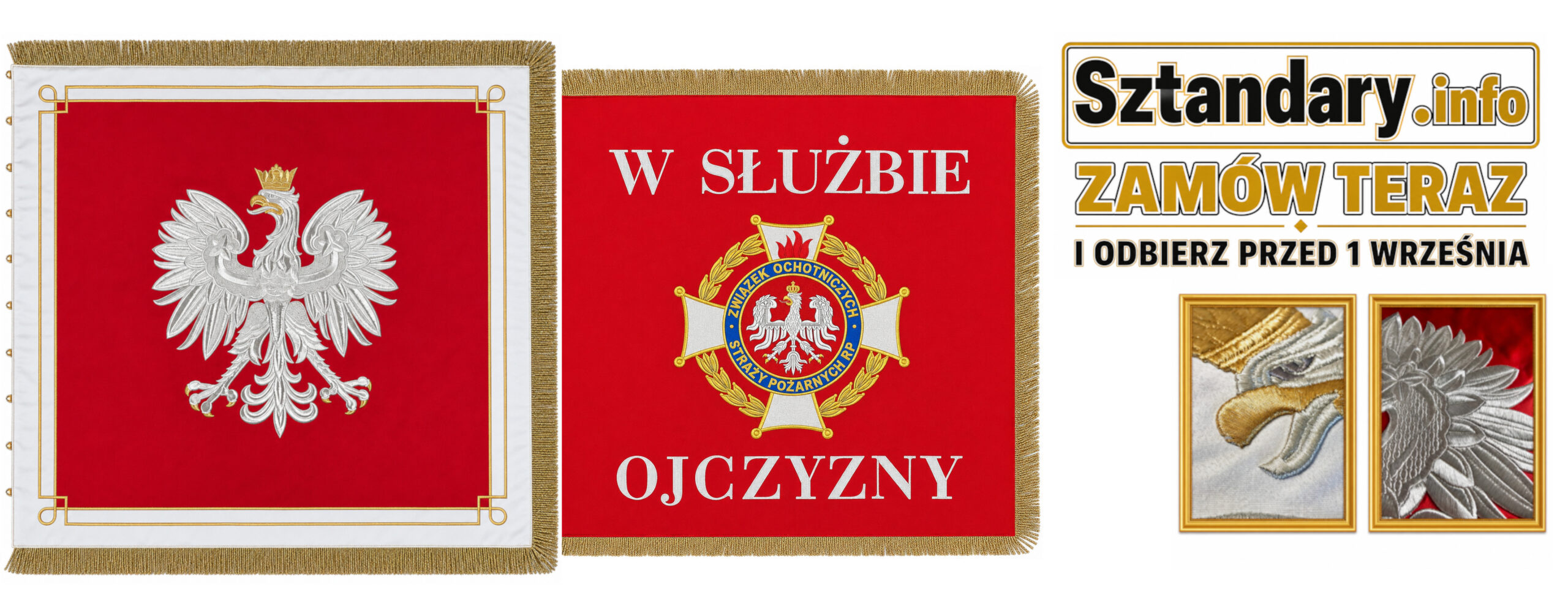 Renowacja-Odnawianie Sztandarów