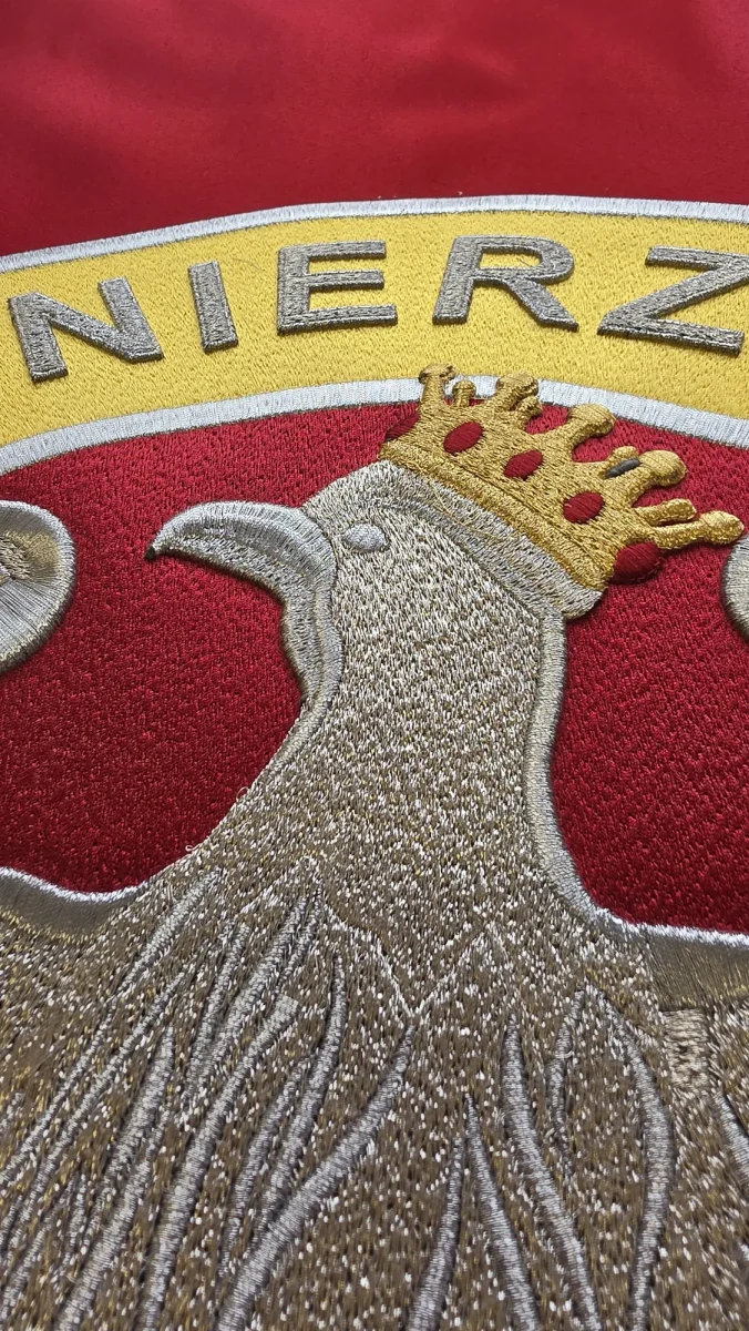 Stan sztandaru przed renowacją