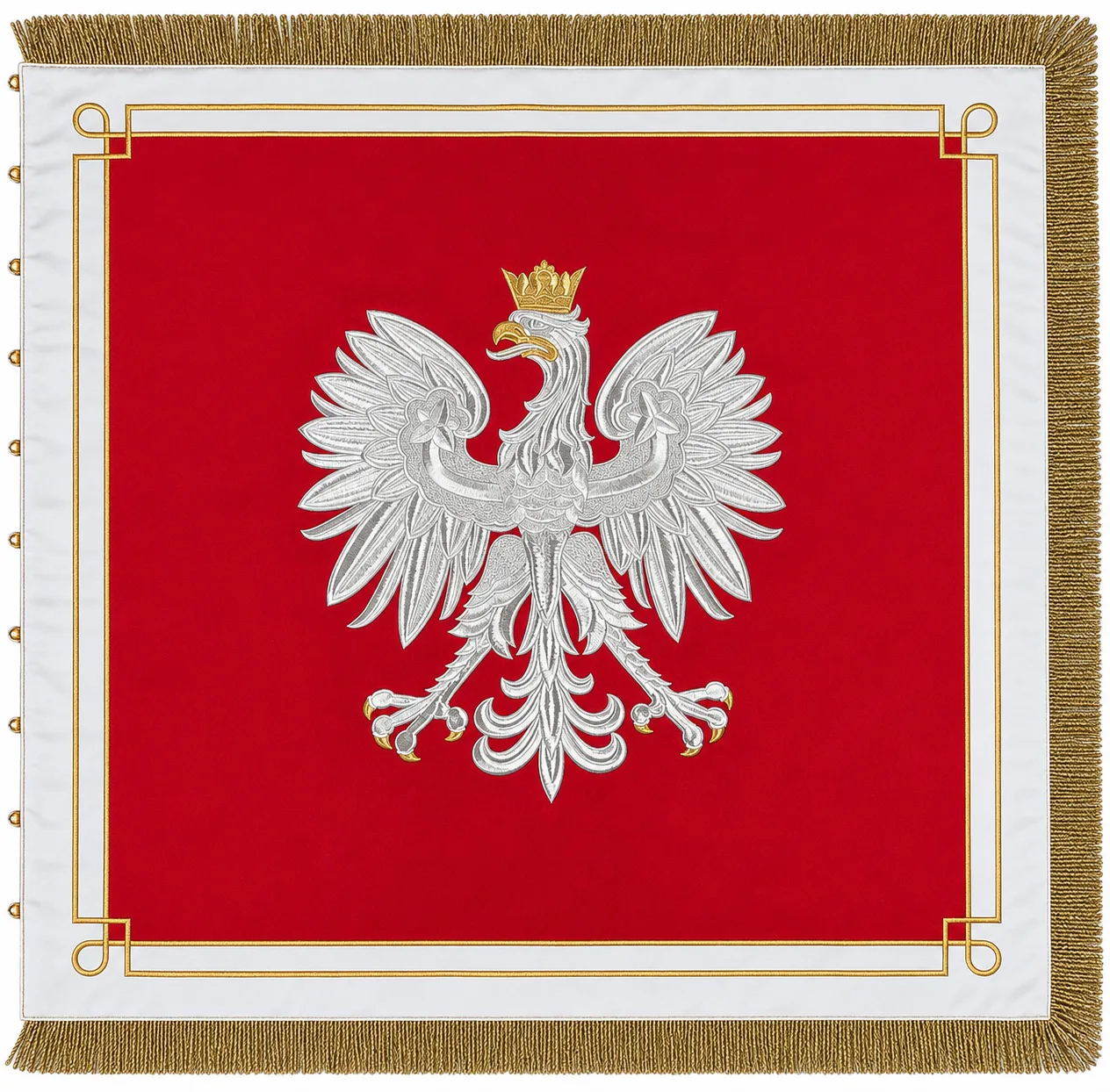 Komplet gotowy do uroczystości.